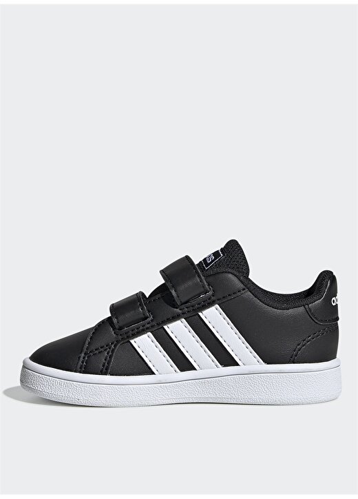 Adidas EF0117 Grand Court I Siyah-Beyaz Çocuk Yürüyüş Ayakkabısı 3