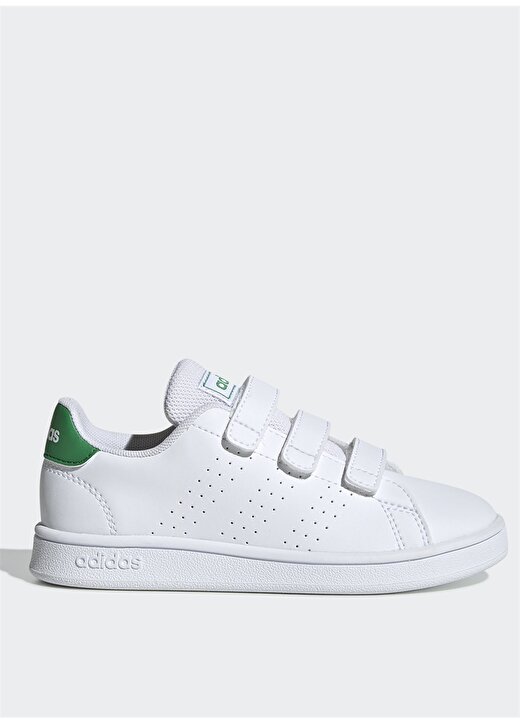 Adidas EF0223 Advantage C Beyaz-Yeşil Çocuk Yürüyüş Ayakkabısı 1
