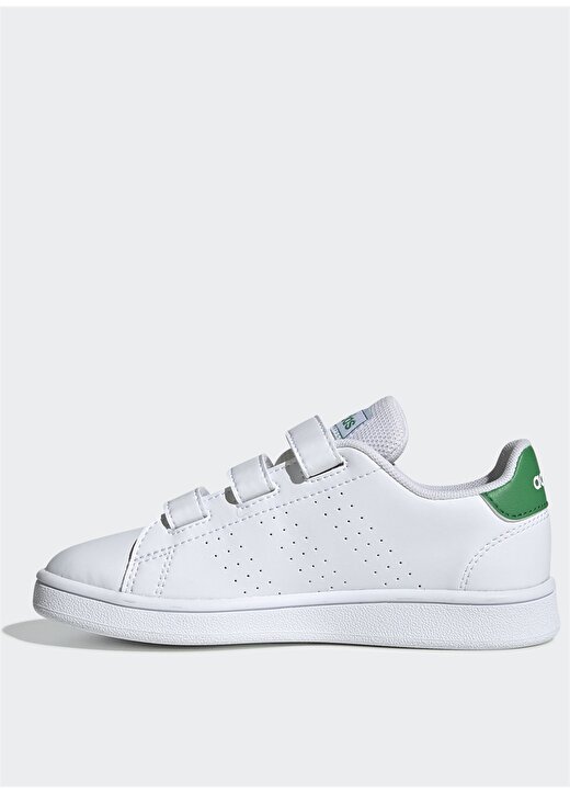 Adidas EF0223 Advantage C Beyaz-Yeşil Çocuk Yürüyüş Ayakkabısı 3