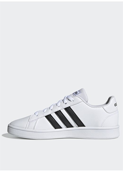 Adidas EF0103 Grand Court K Siyah-Beyaz Çocuk Yürüyüş Ayakkabısı 3