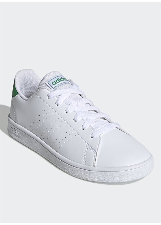 Adidas EF0213 Advantage K Beyaz-Yeşilspor Ayakkabı 2