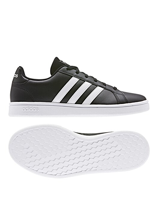 Adidas Ee7482 Grand Court Base Siyah - Beyaz Kadın Lifestyle Ayakkabı 2