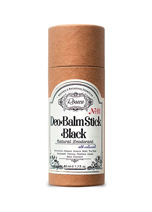 Rosece Deo Balm Stick Black Natürel Deodorant 1
