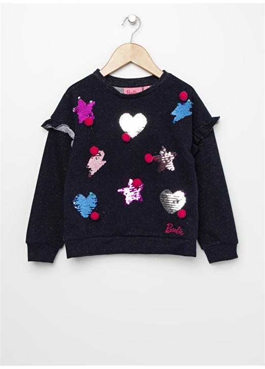 Barbie Lacivert Sweatshirt 1