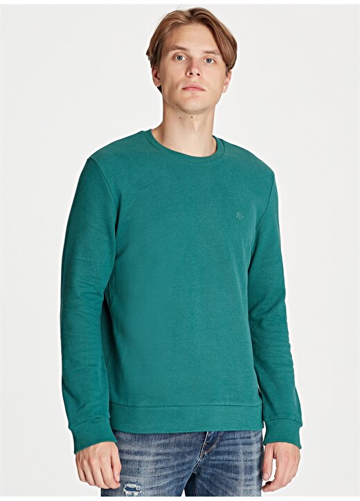 Mavi Yeşil Sweatshirt 3