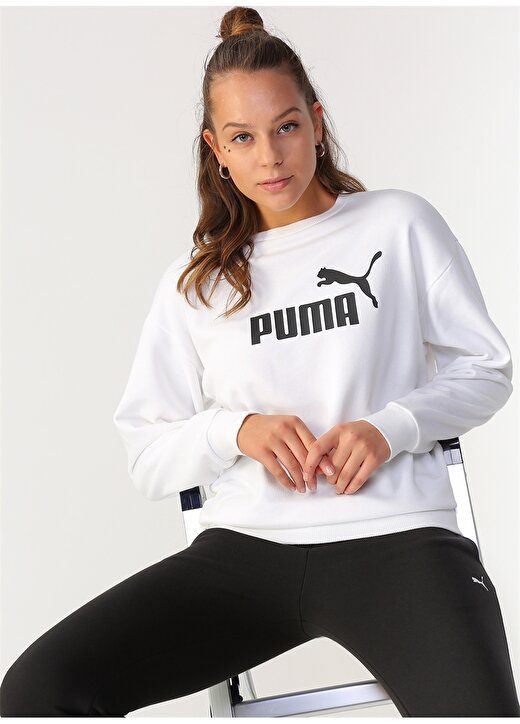 Puma Ess Logo Crew Sweat TR Sweatshirt 3