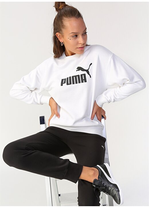 Puma Ess Logo Crew Sweat TR Sweatshirt 4