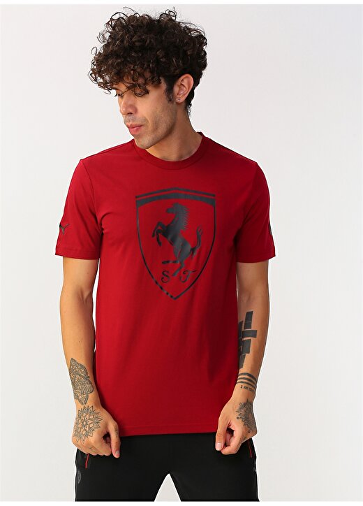Puma Ferrari Big Shield Tee T-Shirt 4