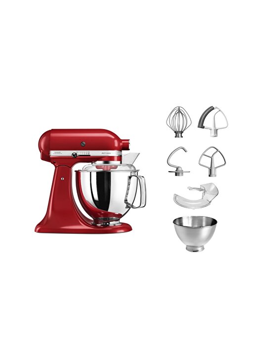 Kitchenaid Artisan 4,8 L Stand Mikser 5KSM175PS Empire Red-EER 3