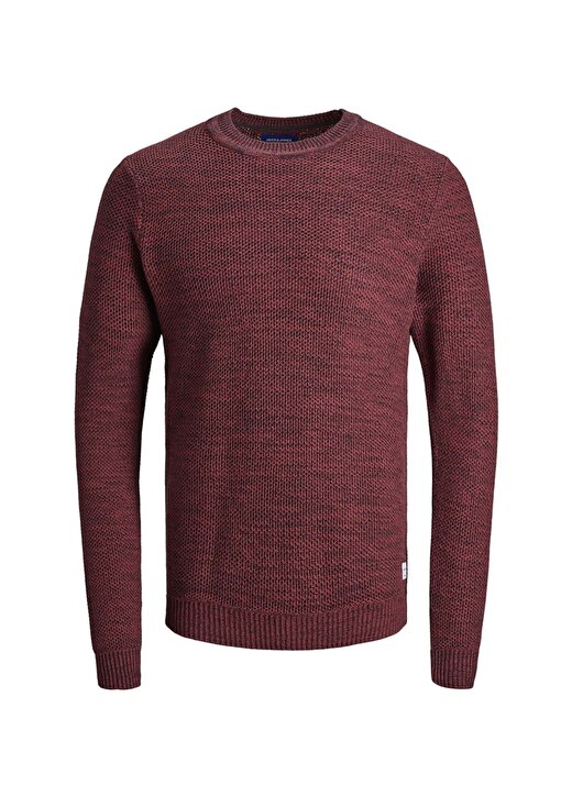 Jack & Jones Fame Knit O Yaka Erkek Kırmızı Kazak 1