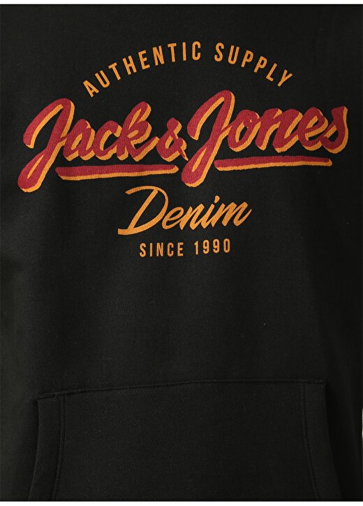 Jack & Jones Logo Sweat Kapüşonlu Sweatshirt 4