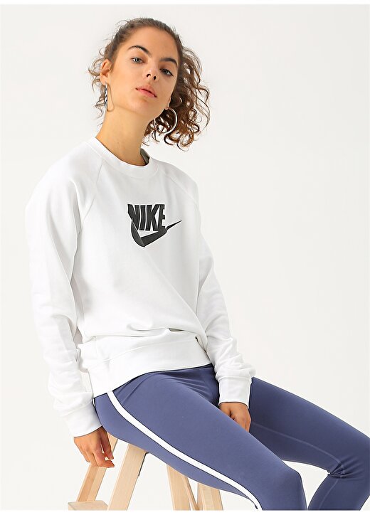 Nike Sportswear Essential Yünlü Kadın Sweatshirt 4