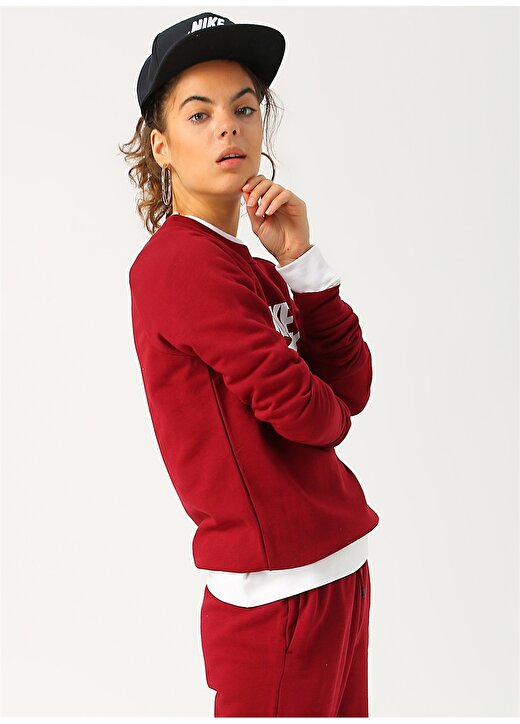 Nike Sportswear Essential Yünlü Kadın Crew Sweatshirt 2