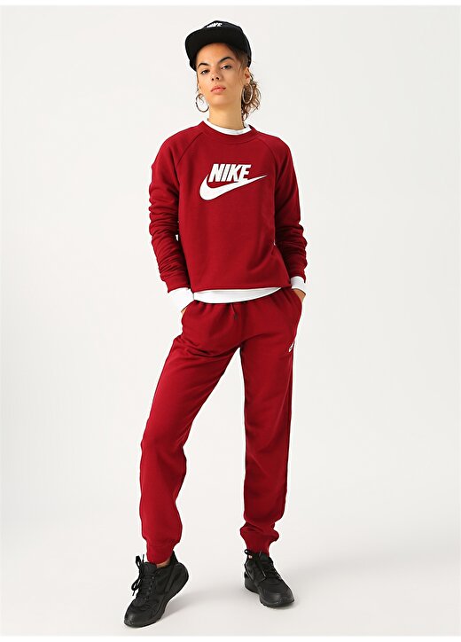 Nike Sportswear Essential Yünlü Kadın Crew Sweatshirt 3