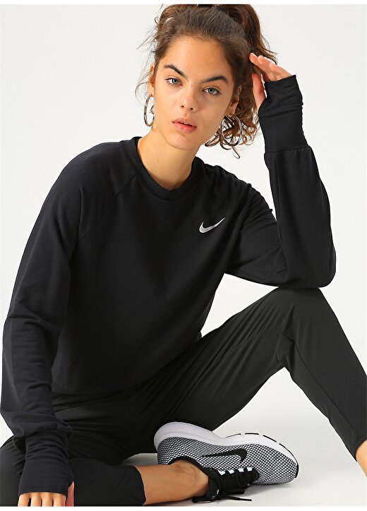 Nike Uzun Kollu Kadın Koşu Sweatshirt 4