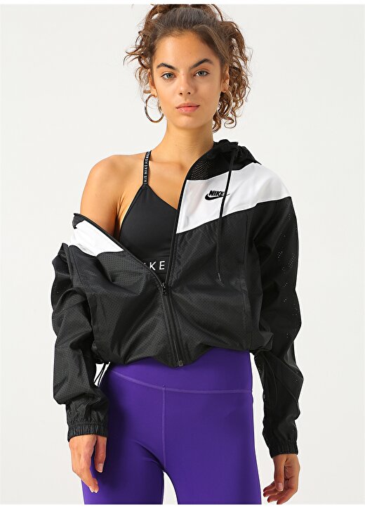 Nike Sportswear Heritage Kadın Zip Ceket 4