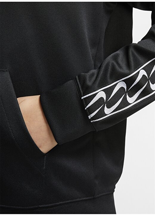 Nike Sportswear Logolu Tam Boy Fermuarlı Kadın Zip Ceket 3