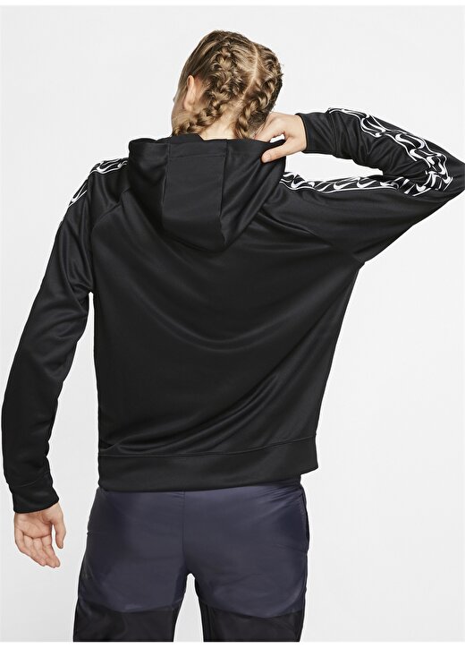 Nike Sportswear Logolu Tam Boy Fermuarlı Kadın Zip Ceket 4