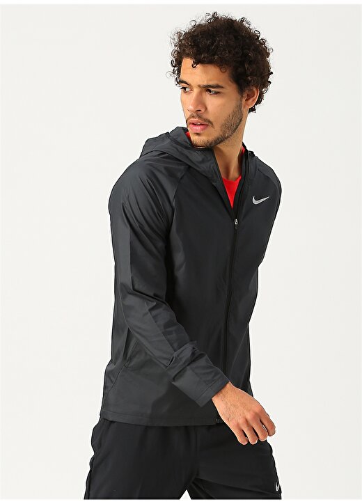 Nike Essential Kapüşonlu Erkek Zip Ceket 4