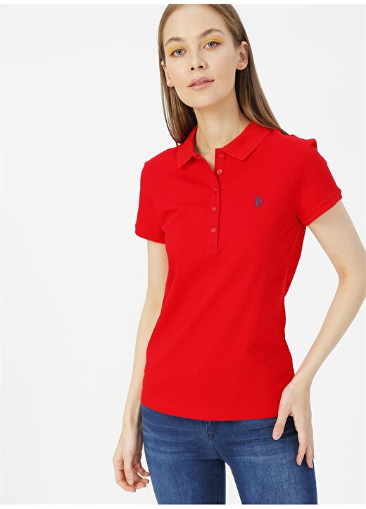 U.S. Polo Assn. Kırmızı T-Shirt 1