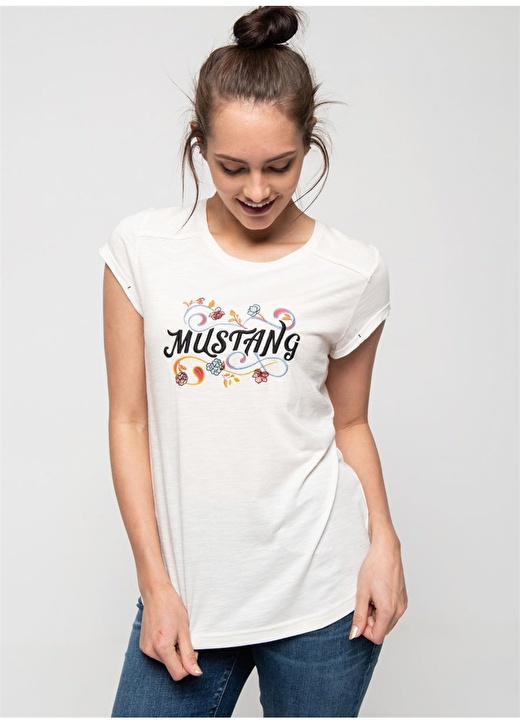 Mustang Yuvarlak Yaka T-Shirt 1