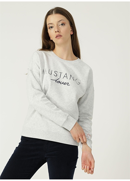 Mustang Bisiklet Yaka Sweatshirt 1