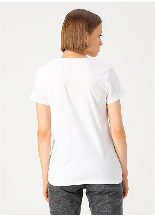 Levis The Perfect Tee Hsmk Photo Fill White G T-Shirt 4