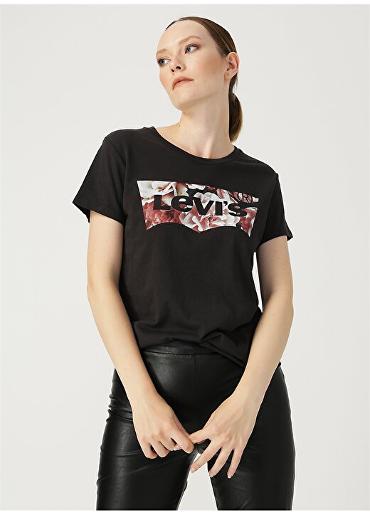 Levis The Perfect Tee Hsmk Photo Fill Meteorite T-Shirt 4