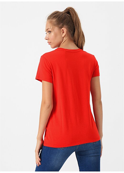 Levis The Perfect Tee Box Tab Brilliant Red T-Shirt 4
