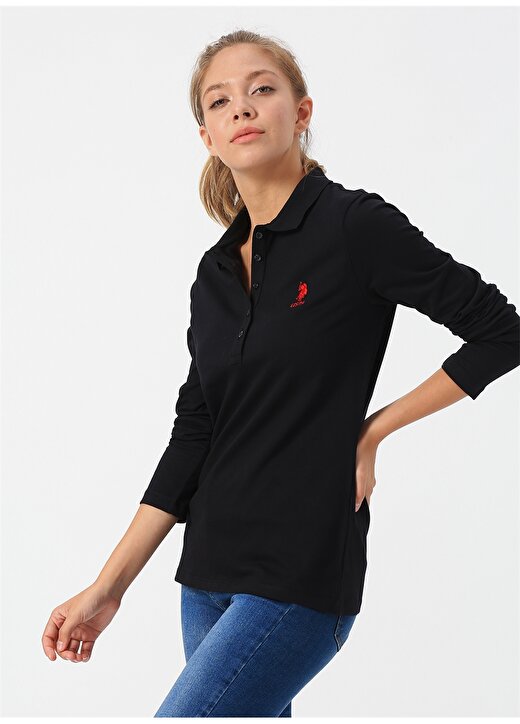 U.S. Polo Assn. Siyah Sweatshirt 3