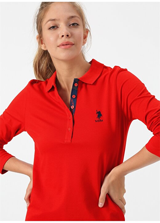U.S. Polo Assn. Kırmızı Sweatshirt 1