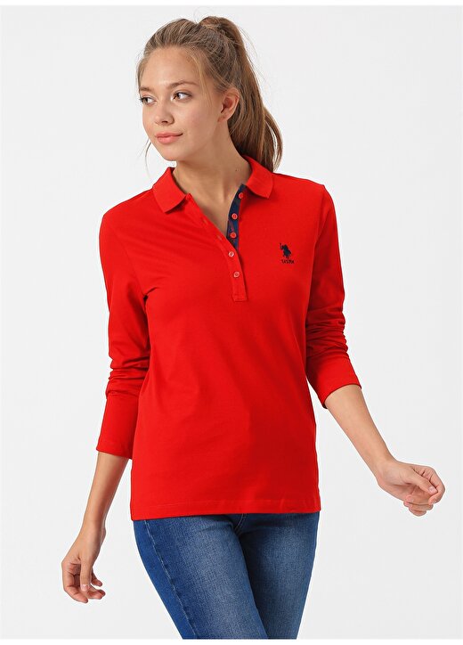 U.S. Polo Assn. Kırmızı Sweatshirt 3