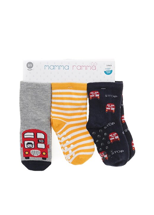 Mammaramma Sarı Soket Çorap 1
