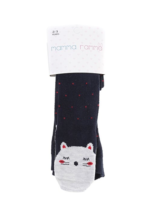 Mammaramma Lacivert Kız Çocuk Külotlu Çorap KATTY 1