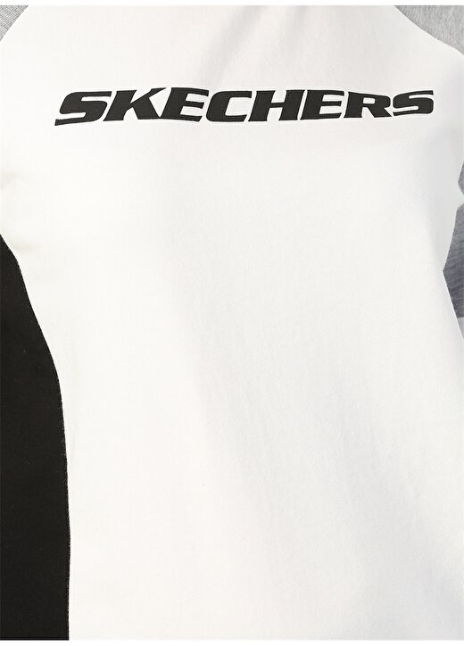 Skechers Ekru Baskılı Sweatshirt 4