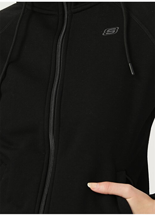 Skechers W Lw Fleece Fz Hood Jacket Sweatshirt 4