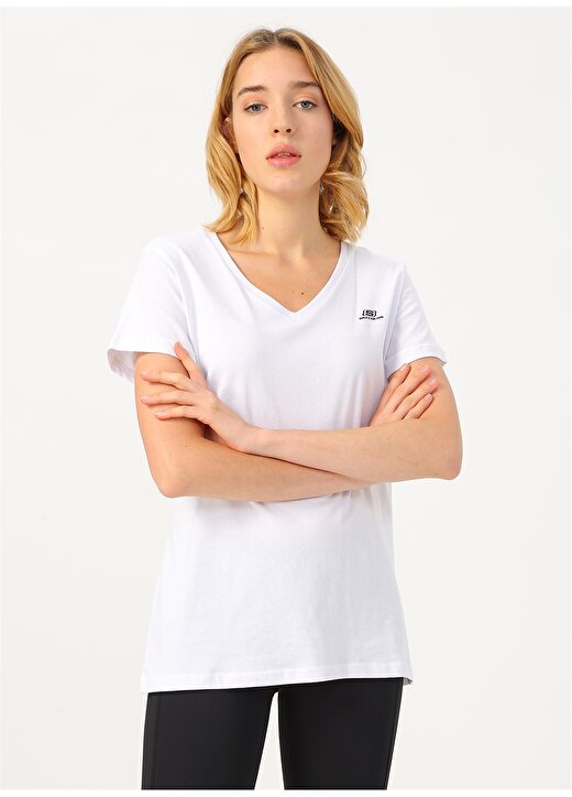 Skechers Beyaz Basic T-Shirt 2