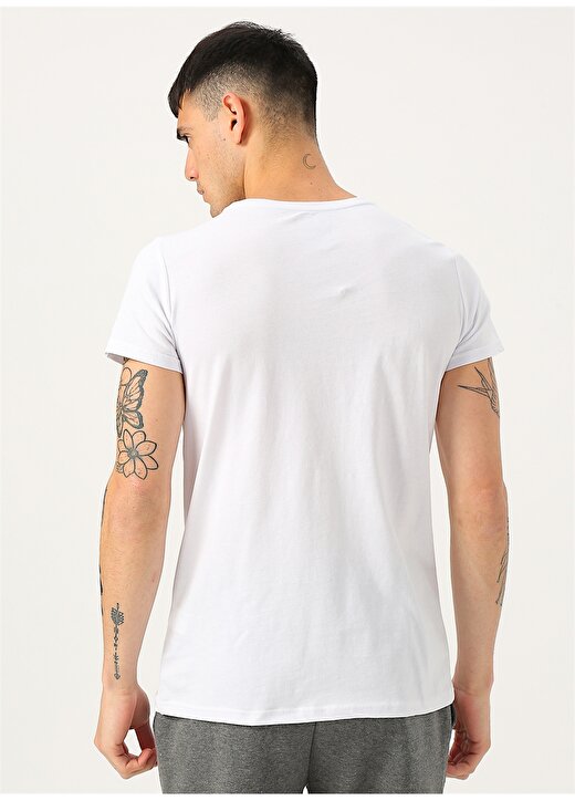 Skechers Beyaz Basics T-Shirt 4