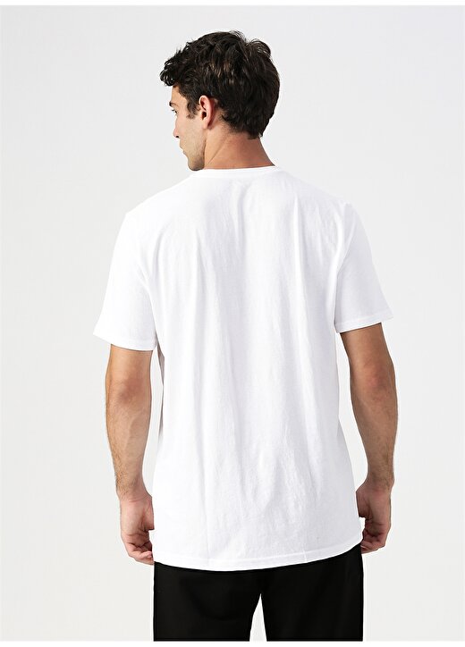 Under Armour 1326849 GL Foundation SS Tbisiklet Yaka Kısa Kollu Baskılı Beyaz Siyah Erkek T-Shirt 4