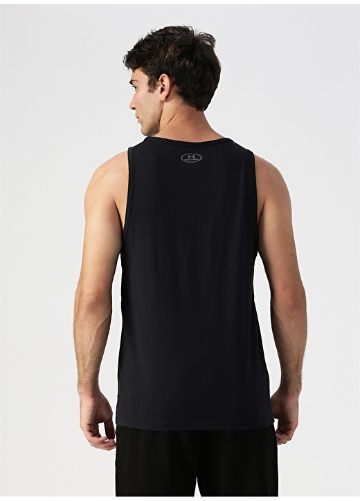 Under Armour 1329589-001 Sportstyle Logo Tank-Blk Erkek Atlet 4