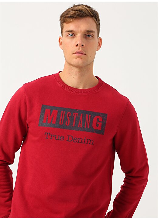 Mustang Baskılı Sweatshirt 1