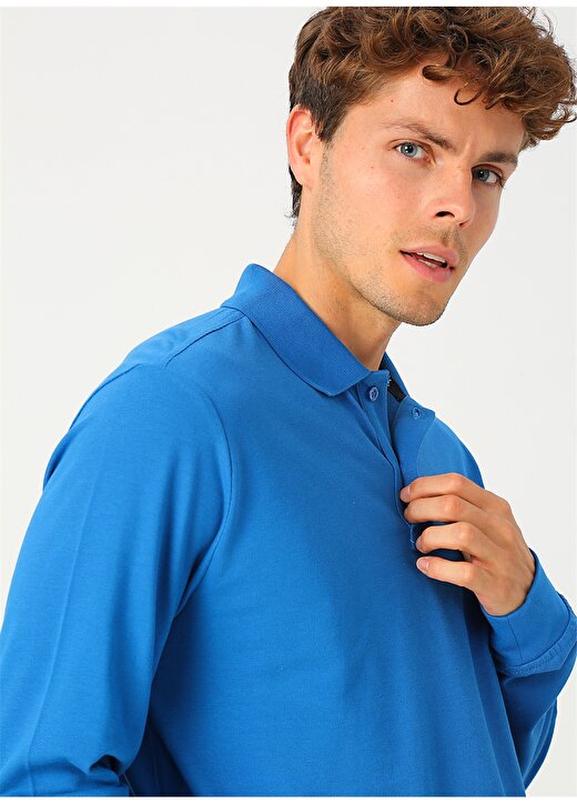 U.S. Polo Assn. Kobalt Erkek Sweatshirt 1