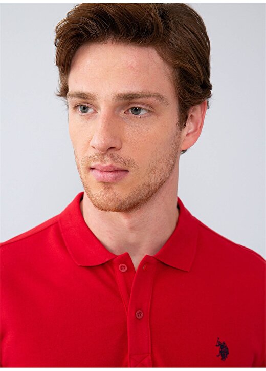 U.S. Polo Assn. Kırmızı Erkek Sweatshirt 2