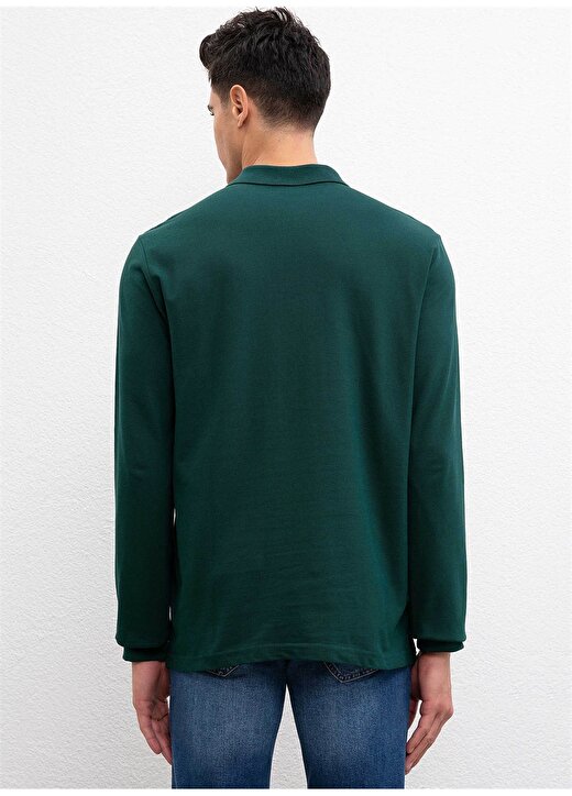 U.S. Polo Assn. Koyu Yeşil Erkek Sweatshirt 3