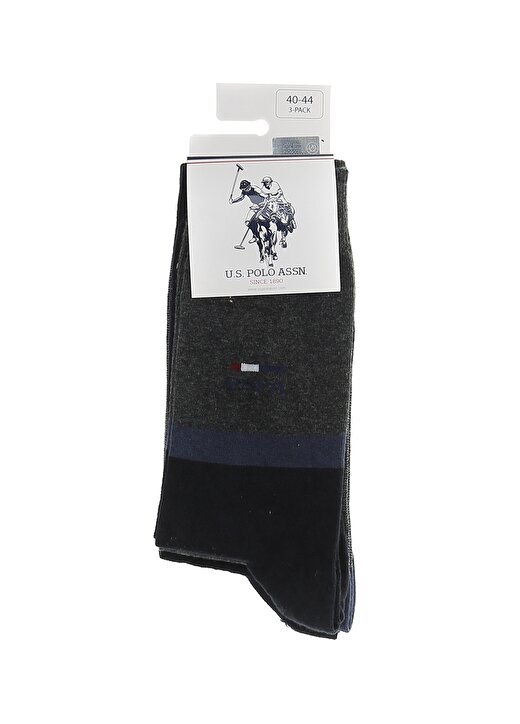 U.S. Polo Assn. Antrasit Erkek Çorap 1