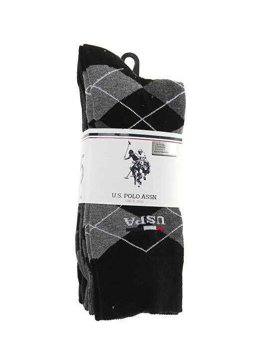 U.S. Polo Assn. Siyah Erkek Çorap A081SZ013.P01.GAREDSK9 1