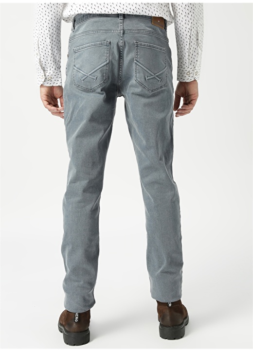 U.S. Polo Assn. Gri Denim Pantolon 4