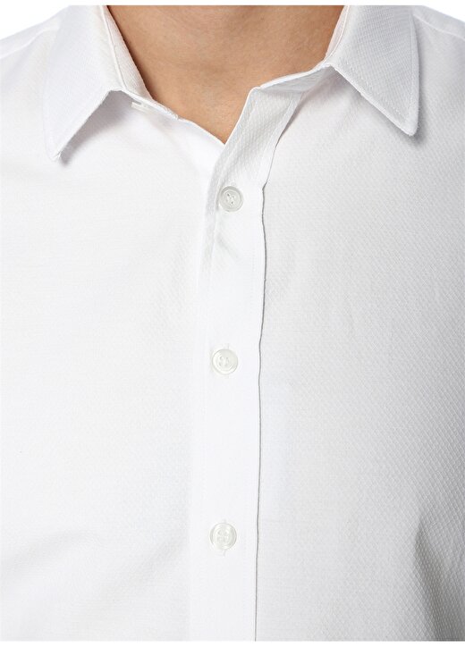 George Hogg Beyaz Gömlek 4