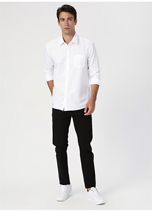 Pierre Cardin Regular Fit Beyaz Gömlek 4