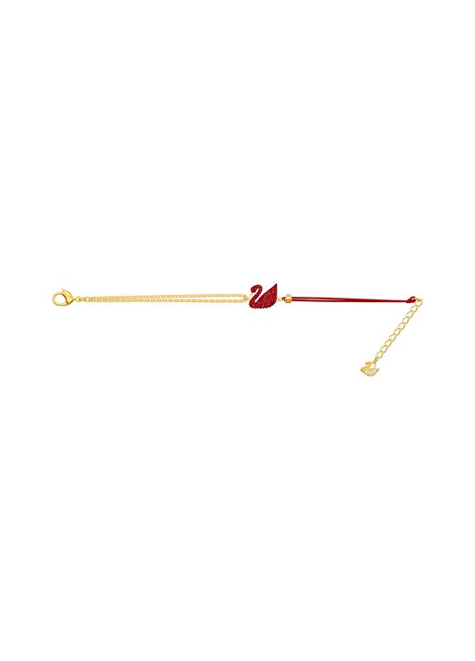 Swarovski Rodyum - Altın Rengi Kaplama Kadın Bileklik 15 Cm 2